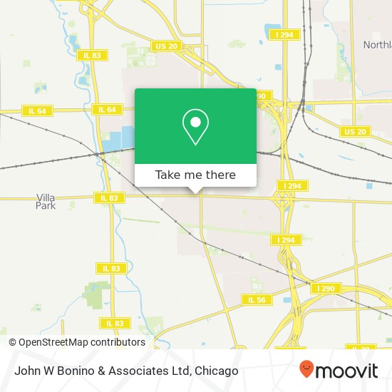 Mapa de John W Bonino & Associates Ltd