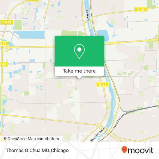 Thomas O Chua MD map