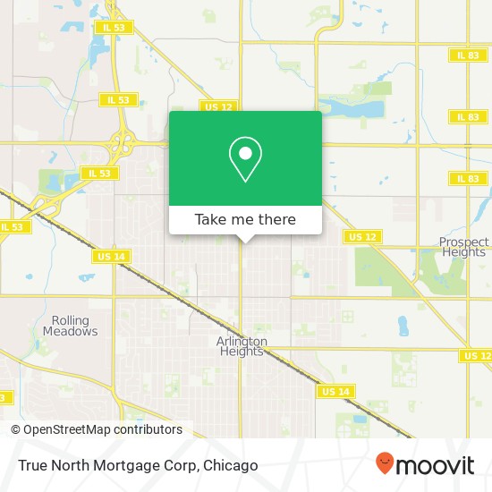 True North Mortgage Corp map