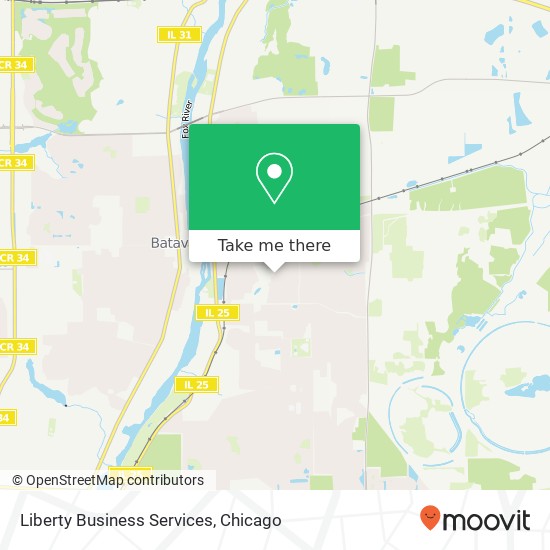 Liberty Business Services map