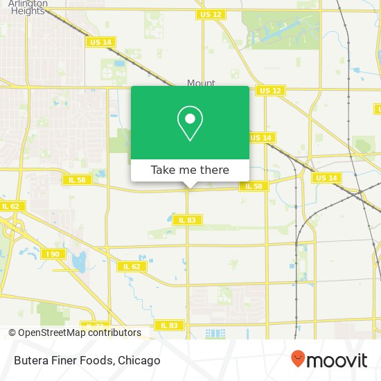 Butera Finer Foods map