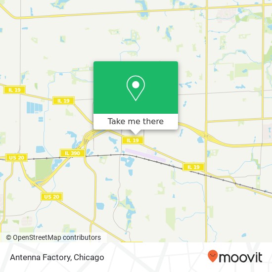 Mapa de Antenna Factory