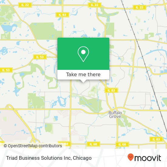 Triad Business Solutions Inc map