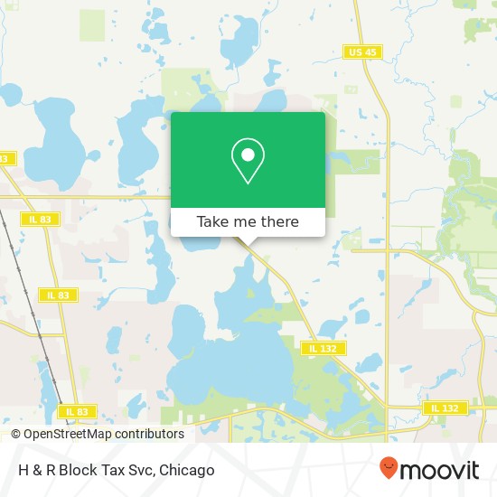 H & R Block Tax Svc map