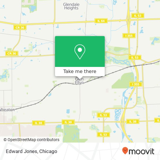 Edward Jones map