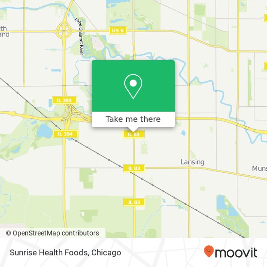 Sunrise Health Foods map