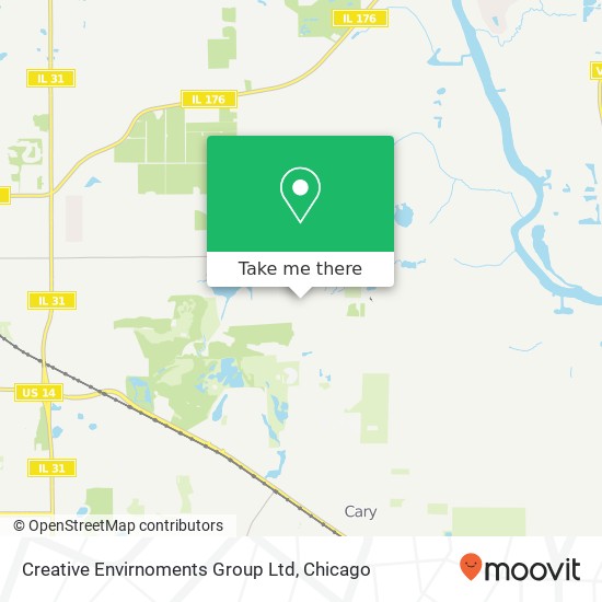 Mapa de Creative Envirnoments Group Ltd