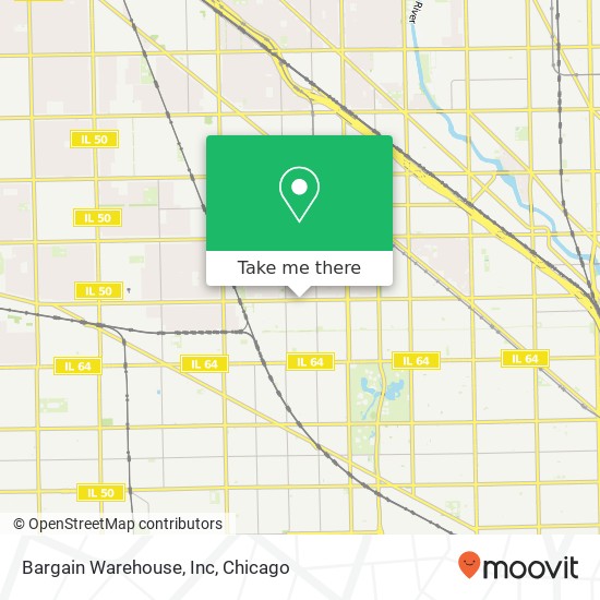 Bargain Warehouse, Inc map