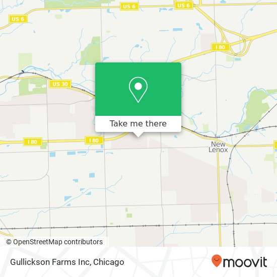 Gullickson Farms Inc map