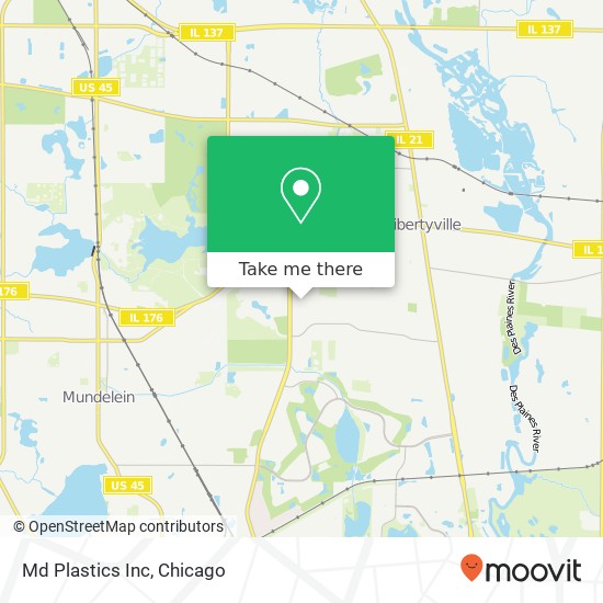 Md Plastics Inc map