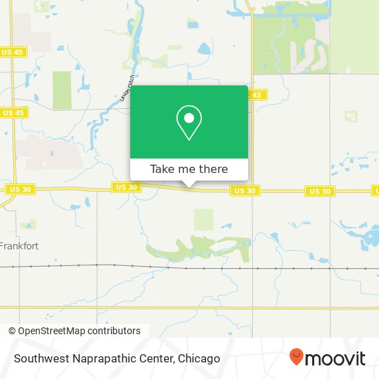 Southwest Naprapathic Center map