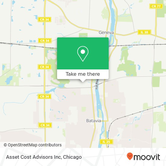 Mapa de Asset Cost Advisors Inc