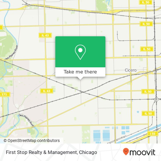 First Stop Realty & Management map