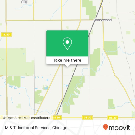 M & T Janitorial Services map