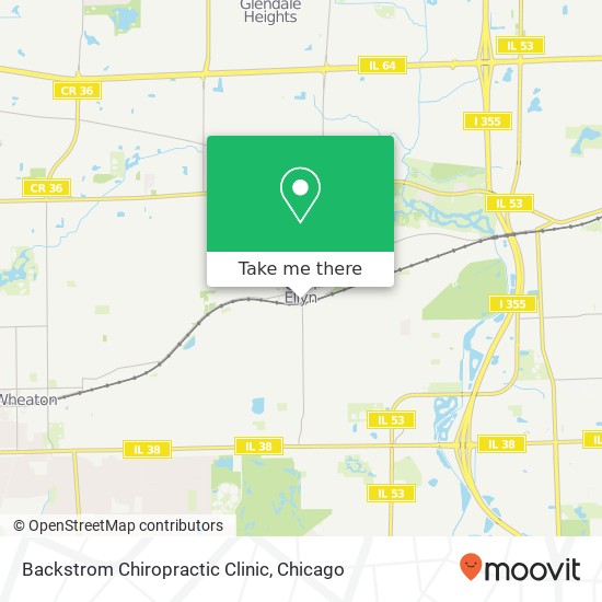 Backstrom Chiropractic Clinic map