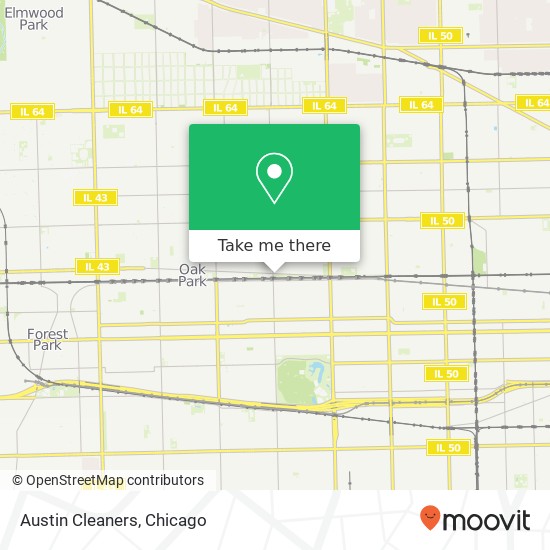 Austin Cleaners map