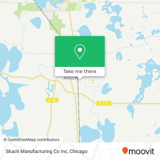 Skach Manufacturing Co Inc map