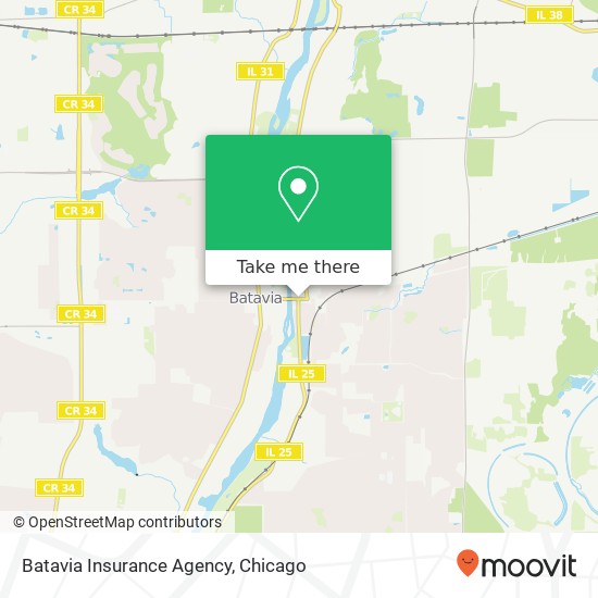 Mapa de Batavia Insurance Agency