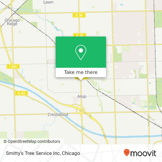 Smitty's Tree Service Inc map