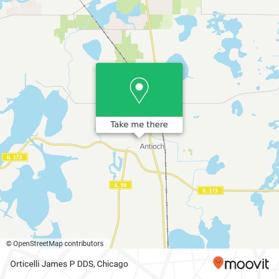 Orticelli James P DDS map