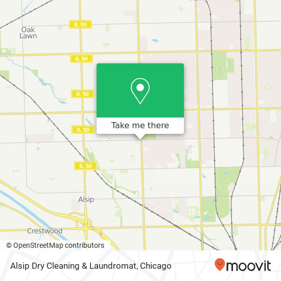 Alsip Dry Cleaning & Laundromat map