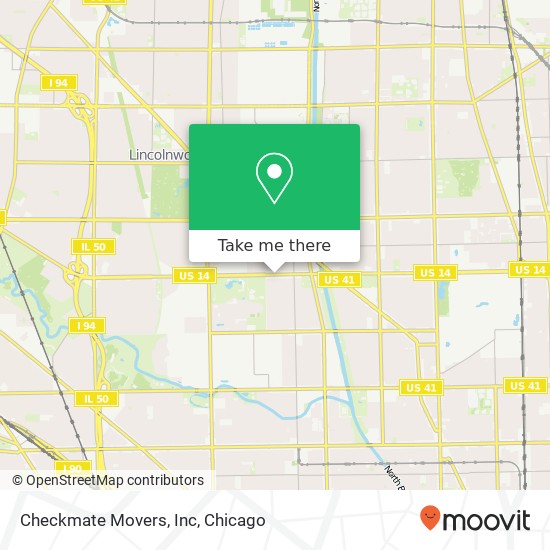 Checkmate Movers, Inc map