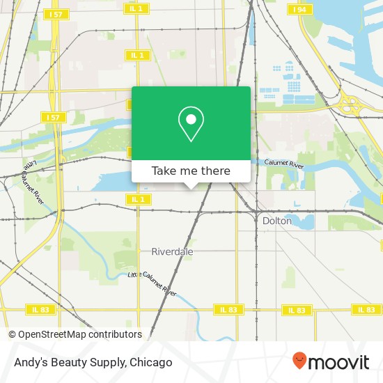 Mapa de Andy's Beauty Supply