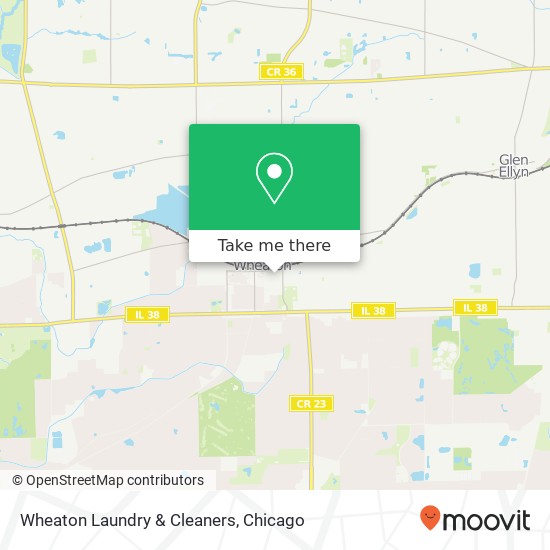 Wheaton Laundry & Cleaners map