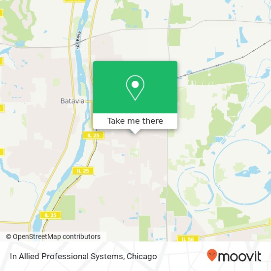 In Allied Professional Systems map