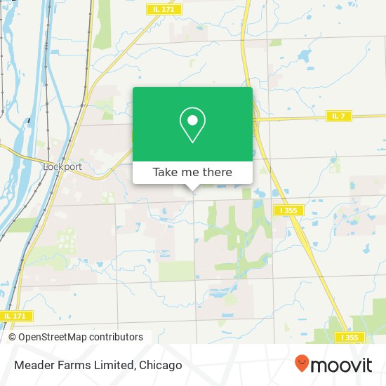 Mapa de Meader Farms Limited