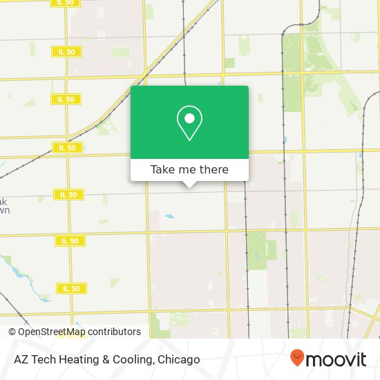 Mapa de AZ Tech Heating & Cooling