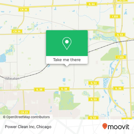 Power Clean Inc map