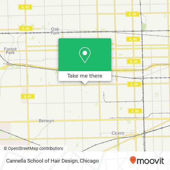 Cannella School of Hair Design map