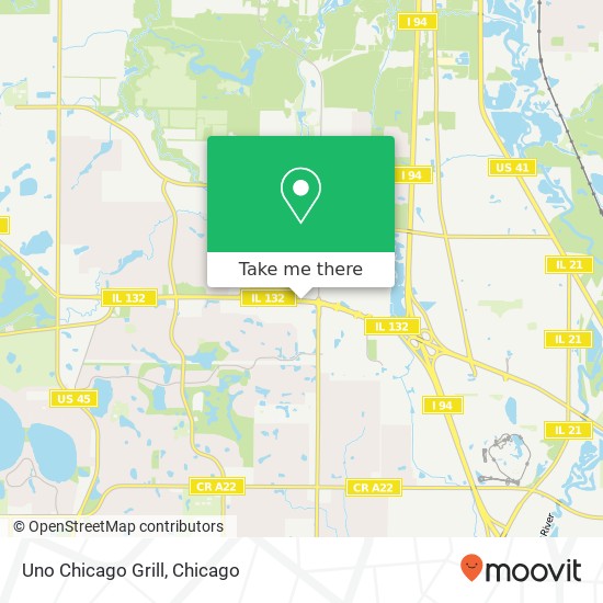 Mapa de Uno Chicago Grill
