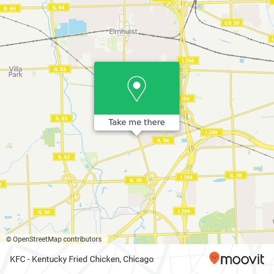 KFC - Kentucky Fried Chicken map