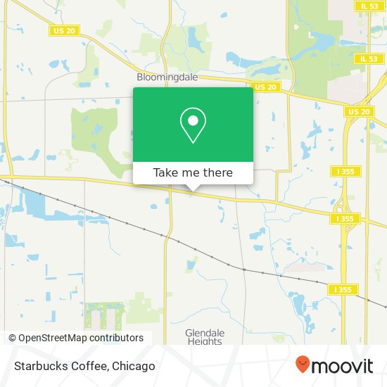 Mapa de Starbucks Coffee