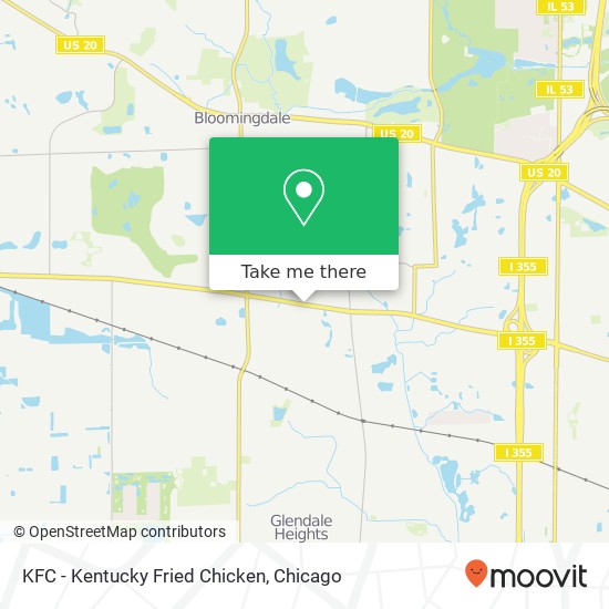 KFC - Kentucky Fried Chicken map