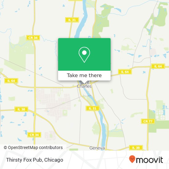 Thirsty Fox Pub map