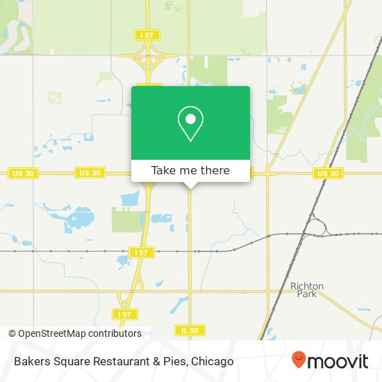 Mapa de Bakers Square Restaurant & Pies