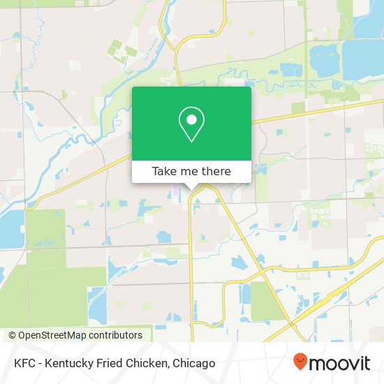 KFC - Kentucky Fried Chicken map