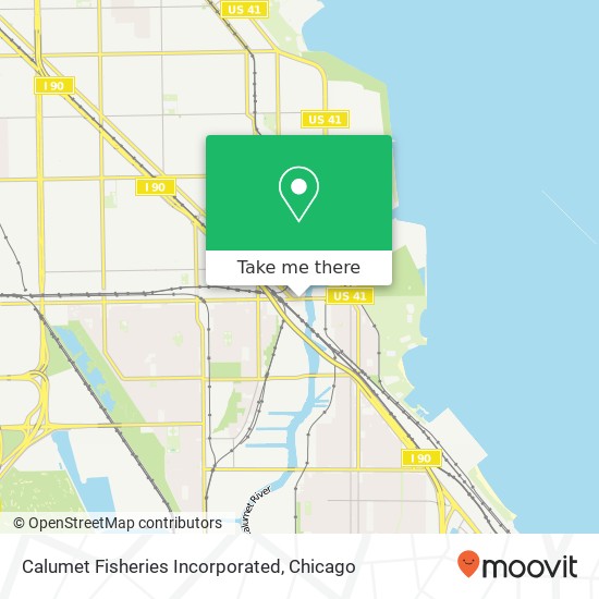 Calumet Fisheries Incorporated map