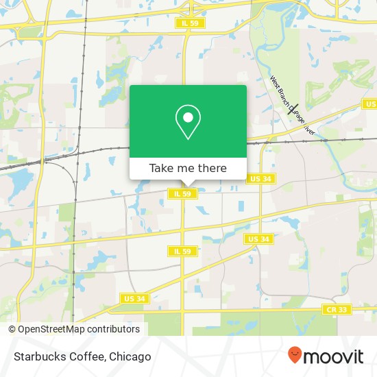 Starbucks Coffee map