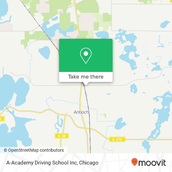 A-Academy Driving School Inc map