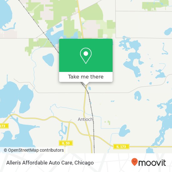 Mapa de Allen's Affordable Auto Care