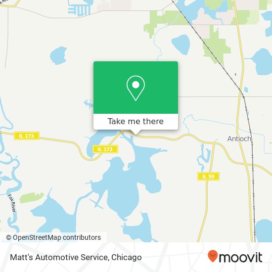 Matt's Automotive Service map