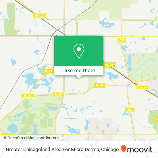 Mapa de Greater Chicagoland Area For Micro Derma