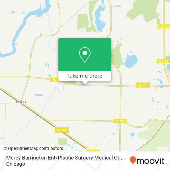 Mapa de Mercy Barrington Ent / Plastic Surgery Medical Ctr