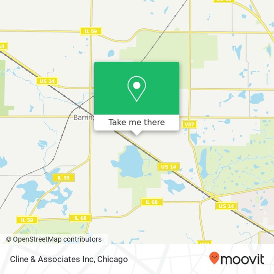 Cline & Associates Inc map