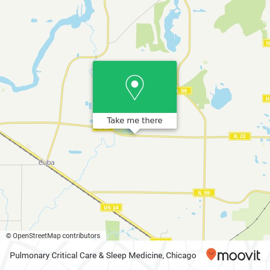 Pulmonary Critical Care & Sleep Medicine map