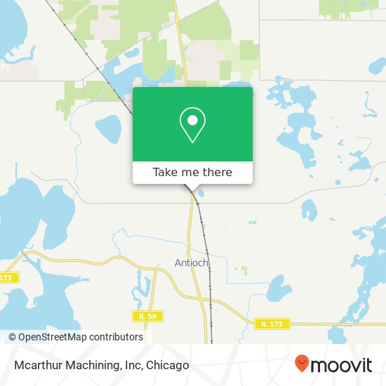 Mapa de Mcarthur Machining, Inc